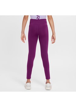 Legginsy dla dużych dzieci (dziewcząt) Nike Dri-FIT One - Fiolet ze sklepu Nike poland w kategorii Spodnie dziewczęce - zdjęcie 170947478