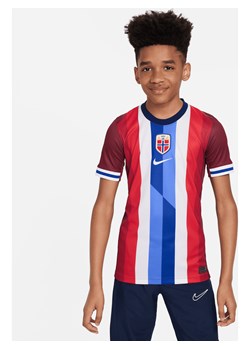Koszulka piłkarska dla dużych dzieci Nike Dri-FIT Norwegia (drużyna męska) Stadium 2024/25 (wersja domowa) – replika - Czerwony ze sklepu Nike poland w kategorii T-shirty chłopięce - zdjęcie 170947486
