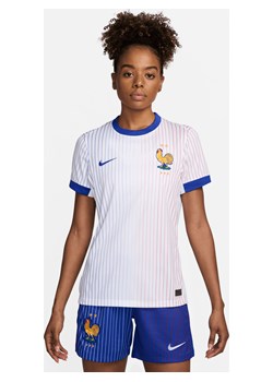 Damska koszulka piłkarska Nike Dri-FIT FFF (drużyna męska) Stadium 2024/25 (wersja wyjazdowa) – replika - Biel ze sklepu Nike poland w kategorii Bluzki damskie - zdjęcie 170947545
