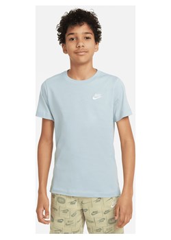T-shirt dla dużych dzieci Nike Sportswear - Niebieski ze sklepu Nike poland w kategorii T-shirty chłopięce - zdjęcie 170947568