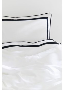 H & M - Komplet pościeli pojedynczej z bawełny egipskiej - Biały ze sklepu H&M w kategorii Pościele - zdjęcie 170948636