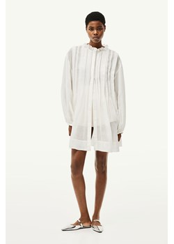 H & M - Sukienka z ramii ze szczypankami - Biały ze sklepu H&M w kategorii Sukienki - zdjęcie 170948687