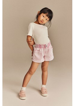 H & M - Szorty dżinsowe Loose Fit - Różowy ze sklepu H&M w kategorii Spodenki dziewczęce - zdjęcie 170948698