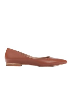 Marco Shoes Subtelne balerinki brązowe ze sklepu ButyModne.pl w kategorii Balerinki - zdjęcie 170948758