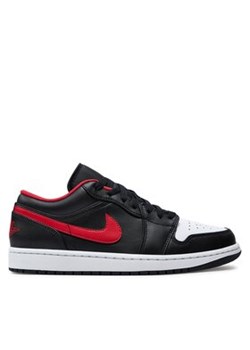 Nike Sneakersy Air Jordan 1 Low 553558 063 Czarny ze sklepu MODIVO w kategorii Buty sportowe męskie - zdjęcie 170951637