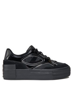 Calvin Klein Jeans Sneakersy Bold Vulc Flatf Lace Mix Mg Lum YW0YW01295 Czarny ze sklepu MODIVO w kategorii Buty sportowe damskie - zdjęcie 170951976