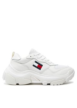 Tommy Jeans Sneakersy Tjw Lightweight Hybrid Runner EN0EN02566 Biały ze sklepu MODIVO w kategorii Buty sportowe damskie - zdjęcie 170952426