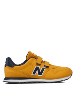 New Balance Sneakersy GV500VG1 Żółty ze sklepu MODIVO w kategorii Buty sportowe dziecięce - zdjęcie 170952507