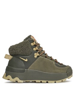 Nike Sneakersy City Classic Boot Prm Wp FD0211 300 Zielony ze sklepu MODIVO w kategorii Buty trekkingowe damskie - zdjęcie 170952635