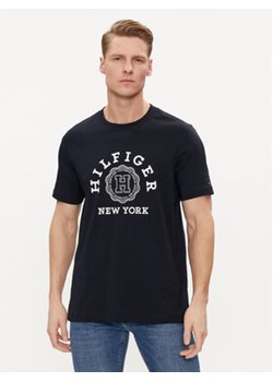 Tommy Hilfiger T-Shirt Coin MW0MW34437 Granatowy Regular Fit ze sklepu MODIVO w kategorii T-shirty męskie - zdjęcie 170952728