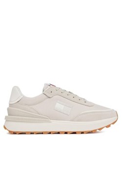 Tommy Jeans Sneakersy Tjm Technical Runner EM0EM01265 Beżowy ze sklepu MODIVO w kategorii Buty sportowe męskie - zdjęcie 170953545