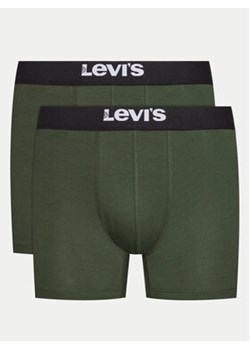Levi's® Komplet 2 par bokserek Solid 37149-0808 Zielony ze sklepu MODIVO w kategorii Majtki męskie - zdjęcie 170953556