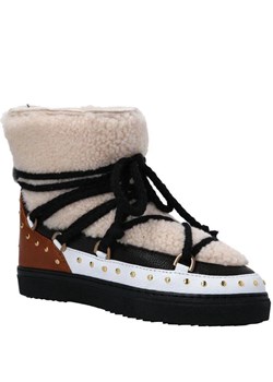 INUIKII Wełniane śniegowce CURLY ROCK | z dodatkiem skóry ze sklepu Gomez Fashion Store w kategorii Śniegowce damskie - zdjęcie 170954009