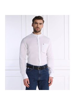 Tommy Jeans Koszula MAO LINEN BLEND | Regular Fit | z dodatkiem lnu ze sklepu Gomez Fashion Store w kategorii Koszule męskie - zdjęcie 170954116