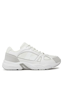 Sneakersy Calvin Klein Jeans Retro Tennis Low Mix Nbs Lum YM0YM00882 Bright White/Oyster Mushroom 01V ze sklepu eobuwie.pl w kategorii Buty sportowe męskie - zdjęcie 170956739