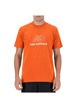 Koszulka New Balance MT41906TMO - pomarańczowa ze sklepu streetstyle24.pl w kategorii T-shirty męskie - zdjęcie 170957405