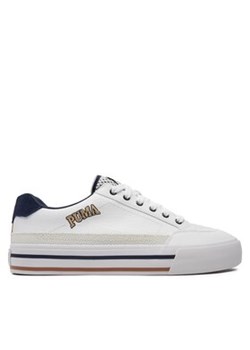 Puma Sneakersy Court Classic Vulc Retro Club 395089-01 Biały ze sklepu MODIVO w kategorii Trampki męskie - zdjęcie 170957509
