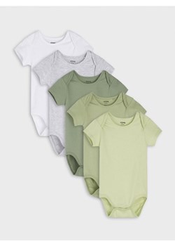 Sinsay - Body 5 pack - zielony ze sklepu Sinsay w kategorii Body niemowlęce - zdjęcie 170958905