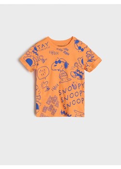 Sinsay - Koszulka Snoopy - pomarańczowy ze sklepu Sinsay w kategorii Koszulki niemowlęce - zdjęcie 170958966