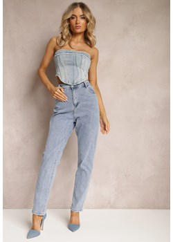 Niebieskie Klasyczne Skinny Jeansy Ranosa ze sklepu Renee odzież w kategorii Jeansy damskie - zdjęcie 170959677