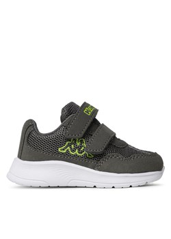 Sneakersy Kappa 280009M Grey/Lime ze sklepu eobuwie.pl w kategorii Buty sportowe dziecięce - zdjęcie 170960536