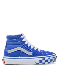 Sneakersy Vans Sk8-Hi VN000D5FAC61 Niebieski ze sklepu eobuwie.pl w kategorii Trampki dziecięce - zdjęcie 170960785