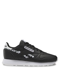 Sneakersy Reebok Classic Leather HP9525 Czarny ze sklepu eobuwie.pl w kategorii Buty sportowe dziecięce - zdjęcie 170960967