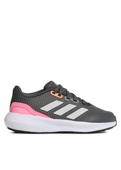 Sneakersy adidas RunFalcon 3 Sport Running Lace Shoes HP5836 Szary ze sklepu eobuwie.pl w kategorii Buty sportowe dziecięce - zdjęcie 170961068