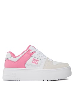 Sneakersy DC Manteca4 Pltfrm ADJS100156 Pink/White PW0 ze sklepu eobuwie.pl w kategorii Buty sportowe damskie - zdjęcie 170961086