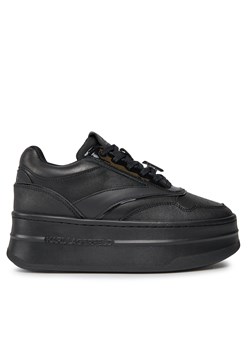 Sneakersy KARL LAGERFELD KL65020 Black Lthr / Mono ze sklepu eobuwie.pl w kategorii Buty sportowe damskie - zdjęcie 170961097