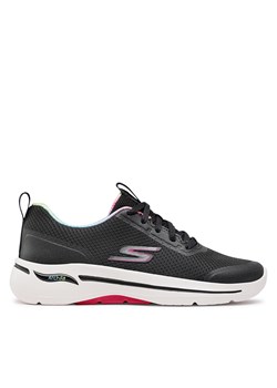 Sneakersy Skechers Go Walk Arch Fit 124868/BKHP Black/Hot Pink ze sklepu eobuwie.pl w kategorii Buty sportowe damskie - zdjęcie 170961515