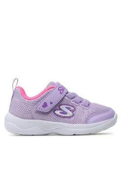 Sneakersy Skechers Easy Peasy 302885N/LVPK Fioletowy ze sklepu eobuwie.pl w kategorii Buty sportowe dziecięce - zdjęcie 170961799