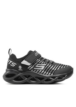 Sneakersy Skechers Novlo 401650L/BKSL Black/Silver ze sklepu eobuwie.pl w kategorii Buty sportowe dziecięce - zdjęcie 170961807