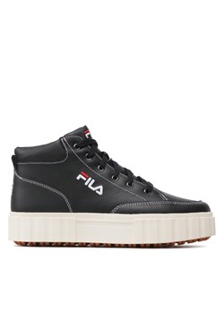 Sneakersy Fila Sandblast Mid Wmn FFW0187.80010 Black ze sklepu eobuwie.pl w kategorii Trampki damskie - zdjęcie 170962066
