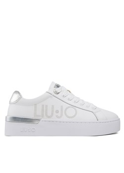 Sneakersy Liu Jo Silvia 65 BA3025 PX026 White/Silver 04370 ze sklepu eobuwie.pl w kategorii Trampki damskie - zdjęcie 170962218