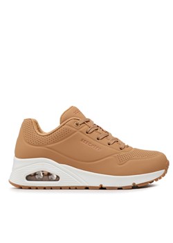 Sneakersy Skechers Uno Stand On Air 73690/TAN Brown ze sklepu eobuwie.pl w kategorii Buty sportowe damskie - zdjęcie 170962929