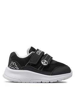 Sneakersy Kappa 280024M Black/White 1110 ze sklepu eobuwie.pl w kategorii Buty sportowe dziecięce - zdjęcie 170963408