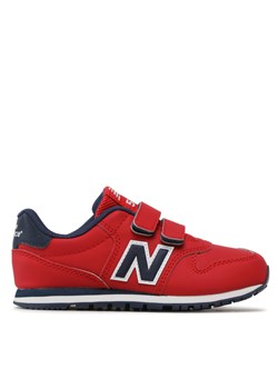 Sneakersy New Balance PV500TN1 Czerwony ze sklepu eobuwie.pl w kategorii Buty sportowe dziecięce - zdjęcie 170963537