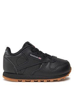 Buty Reebok Classic Leather Shoes GX9396 Czarny ze sklepu eobuwie.pl w kategorii Buty sportowe dziecięce - zdjęcie 170963655