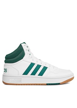 Sneakersy adidas Hoops 3.0 Mid Lifestyle Basketball Classic Vintage Shoes IG5570 Biały ze sklepu eobuwie.pl w kategorii Buty sportowe męskie - zdjęcie 170963977