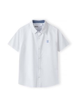 Biała koszula z krótkim rękawem z tkaniny oksford chłopięca ze sklepu 5.10.15 w kategorii Koszule chłopięce - zdjęcie 170964075