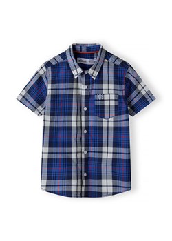 Koszula w kratę chłopięca z kieszonką i krótkim rękawem ze sklepu 5.10.15 w kategorii Koszule chłopięce - zdjęcie 170964077