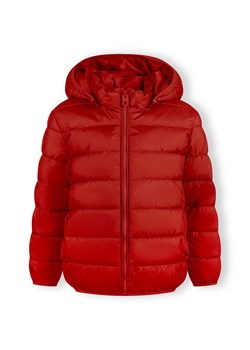 Lekka ocieplana kurtka przejściowa z kapturem-czerwona ze sklepu 5.10.15 w kategorii Kurtki chłopięce - zdjęcie 170964269