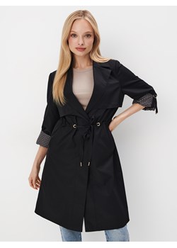 Mohito - Czarny płaszcz - czarny ze sklepu Mohito w kategorii Płaszcze damskie - zdjęcie 170964756
