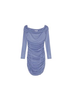 Cropp - Niebieska sukienka mini - niebieski ze sklepu Cropp w kategorii Sukienki - zdjęcie 170964996