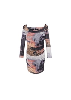 Cropp - Wzorzysta sukienka mini - wielobarwny ze sklepu Cropp w kategorii Sukienki - zdjęcie 170965005