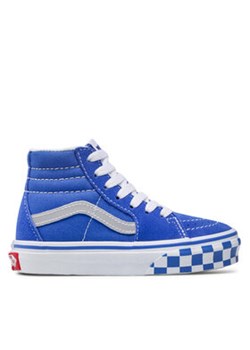 Vans Sneakersy Sk8-Hi VN000D5FAC61 Niebieski ze sklepu MODIVO w kategorii Trampki dziecięce - zdjęcie 170967925