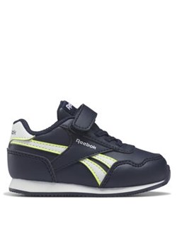Reebok Sneakersy Royal Classic Jog 3 HP8664 Granatowy ze sklepu MODIVO w kategorii Buty sportowe dziecięce - zdjęcie 170968697