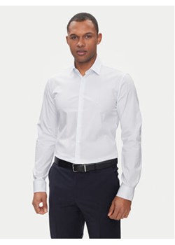 Calvin Klein Koszula Geometric Print K10K112609 Biały Slim Fit ze sklepu MODIVO w kategorii Koszule męskie - zdjęcie 170968787