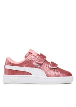 Puma Sneakersy Smash 3.0 Glitz Glam V Inf 394688 01 Różowy ze sklepu MODIVO w kategorii Trampki dziecięce - zdjęcie 170969056